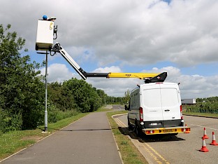 Ford Transit 350 MWB Panel Van c/w Versalift  VTL-135-F 3.5T Access Platforms